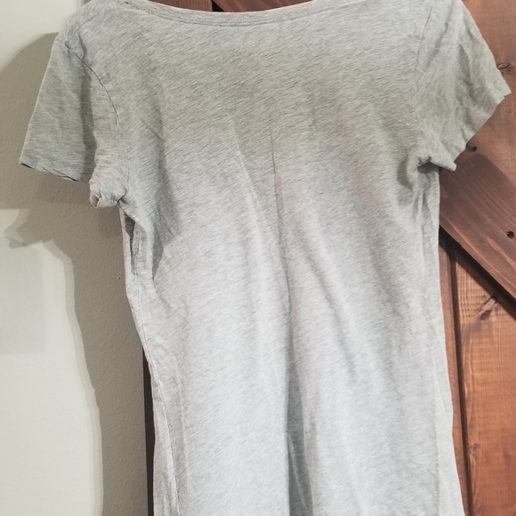 Victoria secret gray v-neck tee - Picture 2 of 3
